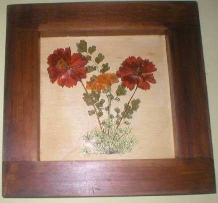 Prensado de flores