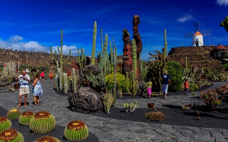 El jardín de cactus de Lanzarote
