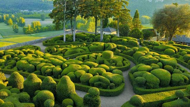 Jardines de Marqueyssac: boj hecho arte